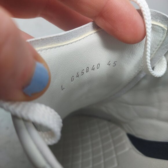 CHANEL 24A Quilted CC White Black MENS Sneaker - Picture 3 of 12